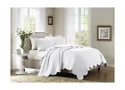 Mp13-1037 Madison Park Tuscany Piece Coverlet Set White