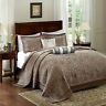 Mp13-4338 Madison Park Piece Jacquard Bedspread Set In Blue 675716924546