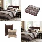 Mp13-616 Madison Park Princeton King Size Quilt Bedding Set Crimson Red
