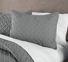 Ms87-685-305-17 Mainstays Emma Solid Standard Sized Shams Gray