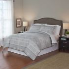 Ms87-685-305-35 Mainstays Grey Aztec Quilt Bedroom Collection Ruffled Heavy Thick Bedding