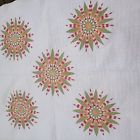 C1865 Muslin Cotton Quilt Mariner Rare Compass Batting Vintage Pieced