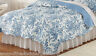 28636 N-a Wmg Ali Reversible Floral Scalloped Quilt