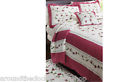 93255 N-a Wmg Madelyn Floral Embroidered Cotton Heavyweight Bedspread Red 0715933504197