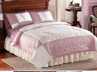 94554 N-a Wmg Patricia Floral Embroidered Coverlet Pink 0715933504135