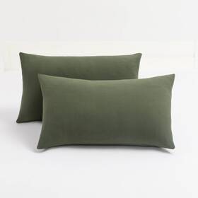 2be0911-jj-2555 N&y Home Stretch Pillow Cases King - Jersey Knit And Envelope Closure Pillowcases With U