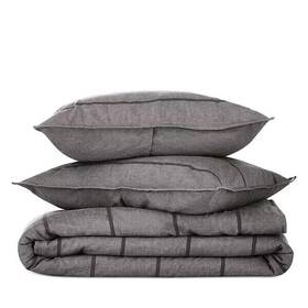 Nate Berkus 192173229989 Home By Rough Lines Quilt Set Size King Color Stone New