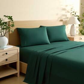 A0005165 Nautica - King Bed Sheets Lightweight Cotton Percale Bedding Set With Matchi