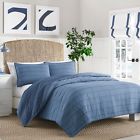 Nautica Blue Chambray Quilt Buchanon