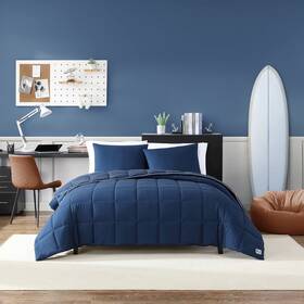 Ushsa51244697 Nautica - Queen Comforter Set Peached Microfiber Bedding With Matching Shams