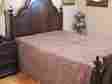 Nh10301 Handmade Hand Beaded Cashmere Indian Kashmir Bedspread Blanket Huge Unique Throw Queen
