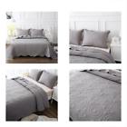 Nlcsbyhbalianyiq Newlake Microfiber Lightweight Piece Bedspread Coverlet Set Embossed Wavelet