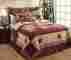 Oh-101 Olivia S Heartland 3pc Jamestown Burgundy Tan Quilt Set By Olivias King Size New