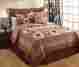 Oh-103 Olivia S Heartland 3pc Colonial Star Burgundy Tan Quilt Set By Olivias California King