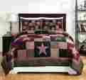 Oh-113 Olivia S Heartland 3pc Plum Creek Patchwork Quilt Set By Olivias Black Cream King