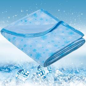 Mjb1-thl Oigae Cooling Blanket For Hot Sleepers - Soft And Throw 50ftft X 70ftft 1 Blue
