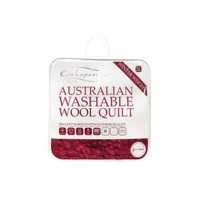 Quonhswo450sb Onkaparinga Australian Washable Winter Weight Wool Quilt - Single