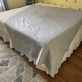83756321 Opalhouse Designed With Jungalow Twin/twin Extra Long Cotton Quilt Blueish Gray - Straight Edge