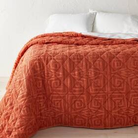 87588040 Opalhouse Designed With Jungalow Full/queen Chenille Quilt Apricot -