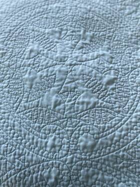 Vn1121140 Opalhouse Light Blue Geometric Quilt 100% Cotton Fill Quilted Bedroom