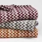 Organic Bedding Coyuchi Cotton Zigzag Matelass Coverlet Ivory W Tangerine 765857891927
