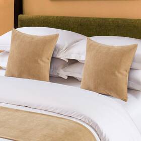 Osjsl2301714 Osvino Solid Bed Runner Textured Chenille End Scarf Decorative Bedding Prote