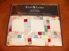 Package-100 Ralph Lauren Lauren-vintage Patchwork Quilt-twin-new In Cotton-so Pretty 047756826072