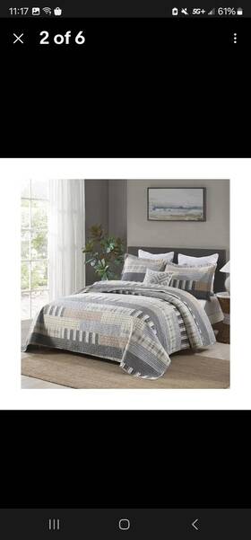 Pangushan 647349354052 3 Pc Quilt Set King Sz Cotton Bedding Bedspread Pillow Cases