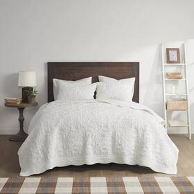 Park 086569635686 Madison Aster Embroidered 3-pc. Coverlet Set Size Cal King New