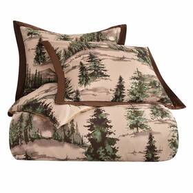 Lg1915-sq-oc Paseo Road Cabin Bedding Joshua 3 Piece Lodge Comforter Set Open Box