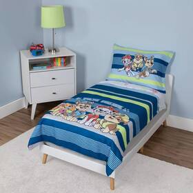 90534857 Paw Patrol Kidsft 4pc Toddler Bed Set