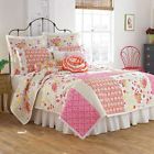Pc Set Nostalgia Camille Throw Pillows Quilt Shams Home Euro 7 Full Dena Queen