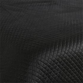 Pr-4753-2557190 Pemberly Row 98x110 Inch Matte Poly Sateen Fabric King Quilt In Black