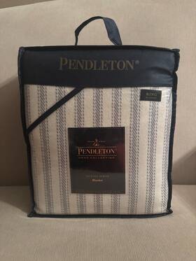 Pendleton 008889170531 King Size Blanket Ticking Stripe