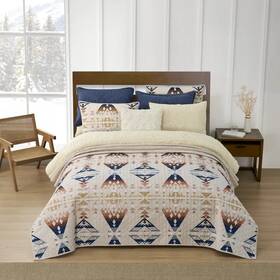 Pendleton 008889292790 2 Pc Diamond Peak Twin Coverlet And Sham Set Nip