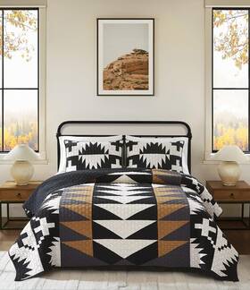 Pendleton 008889341009 Spider Rock 3p Full Queen Quilt Shams Set