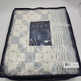 72712 Pendleton 885628736636 New Matelasse King Cotton Bedding Chief Joseph Slate #72712