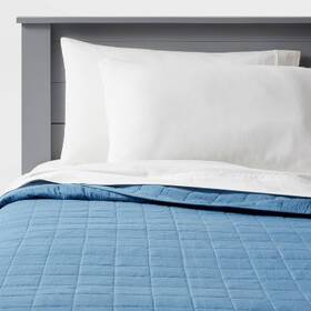 83908145 Pillowfort Full/queen Value Quilt Bergen Blue -