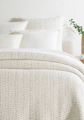 Pine Cone Hill 614099855849 Annie Selke Taft Voile King Quilt 628 Marie Flannigan