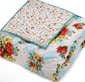 Pws11501772002 Pioneer Woman Chic Knotted Pintuck Design King Quilt
