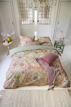 1836863 Pip Studio Saluti Grandi Pastel Cotton Quilt Cover Set - Queen