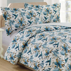 Pjhb Panama Jack Blue Hummingbird Flower Quilt Set King Bedding