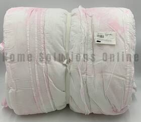 1001272 Pottery Barn Teen Love Shack Fancy Summer Dream Tie-dye Quilt Pink Queen #t1065