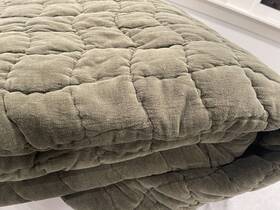 1027180 Pottery Barn Cozy Cloud Quilt King/cal. King Loden Velvet Quilted Nwot Read