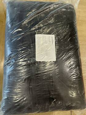 1995827 Pottery Barn Velvet Tufted Charcoal Gray Full Queen Quilt