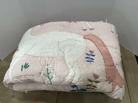 203219 Pottery Barn Kids West Elm Fairytale Unicorn Patchwork Twin Quilt