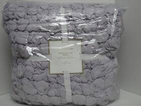 2295179 Pottery Barn Marshmallow Jersey Quilt Twin/twin Xl Dusty Iris Nwt