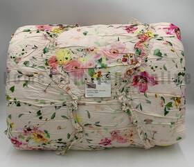 2725506 Pottery Barn Kids Monique Lhuillier Floral Jolie Quilt Multi Full Queen #z1307