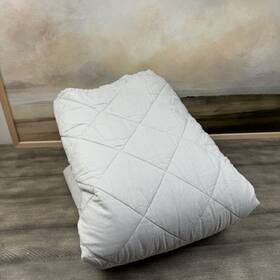 3059440 Pottery Barn Cotton Diamond Quilt Only No Shams Gray Twin/twin Xl Nwot