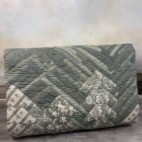 3128956 Pottery Barn Winter Spruce Christmas Quilt Only Full/queen Green Multicolor Nwot